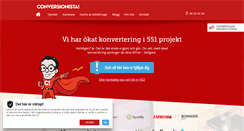 Desktop Screenshot of conversionista.se